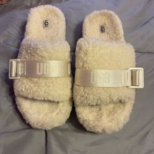 Cream UGG Slides